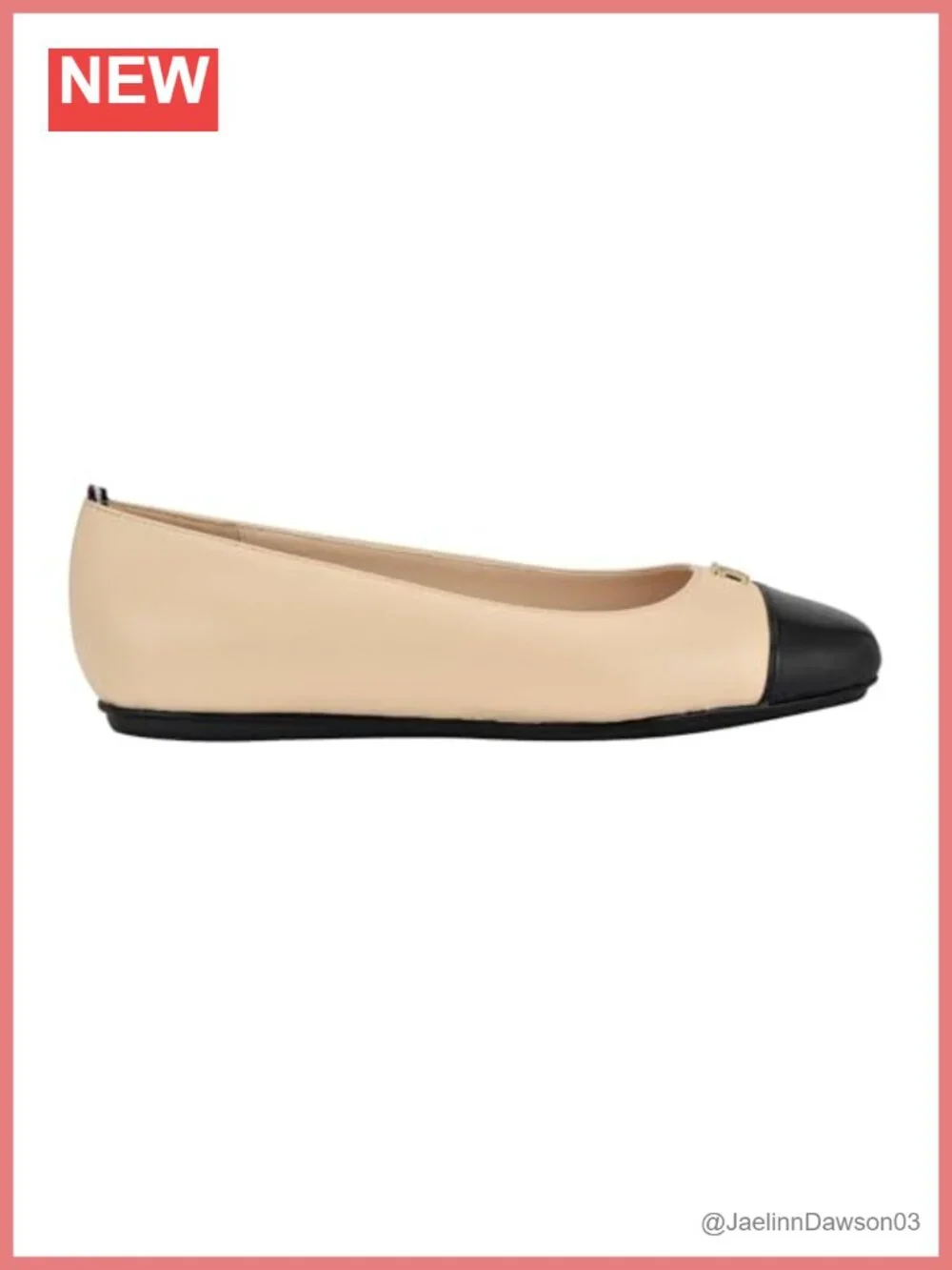 Women's Square Toe Slip-On Ballet Flat with Cushioned Insole